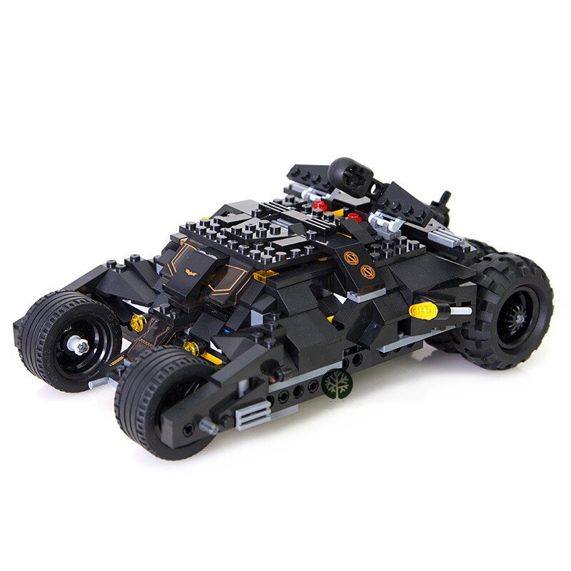 Building Blocks Sets DC Super Hero Batman The Batmobile Car Model 7147 Kids Toys